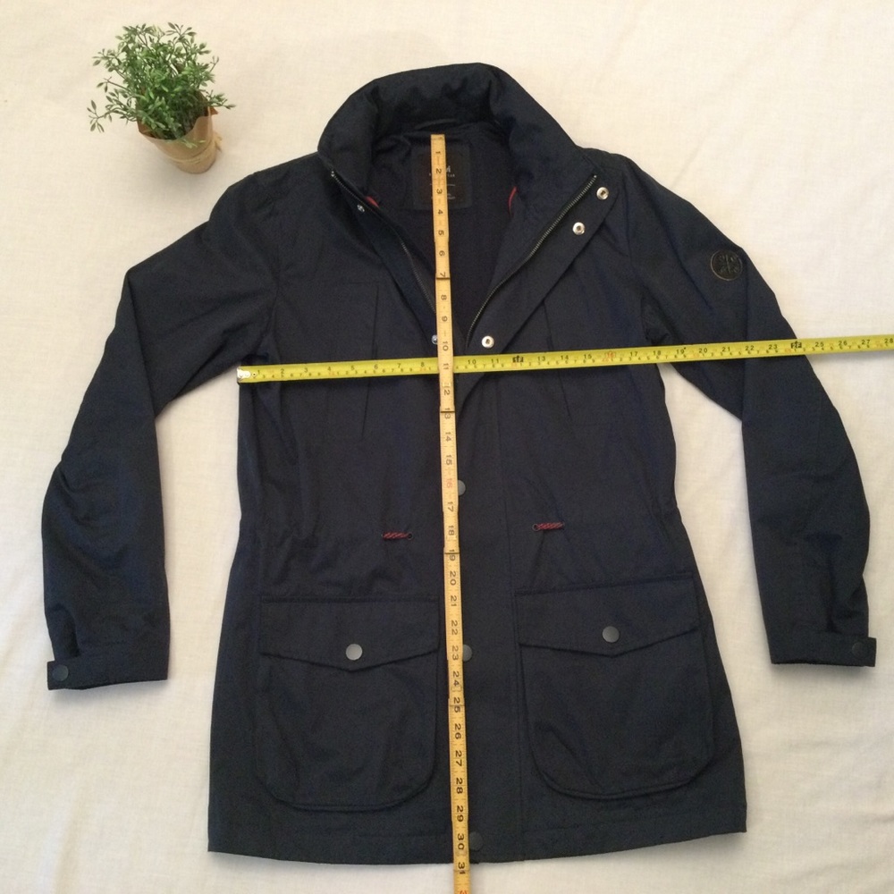 Mavi Blue Outer Wear Hooded Long Zip Jacket S - Picture 9 of 15